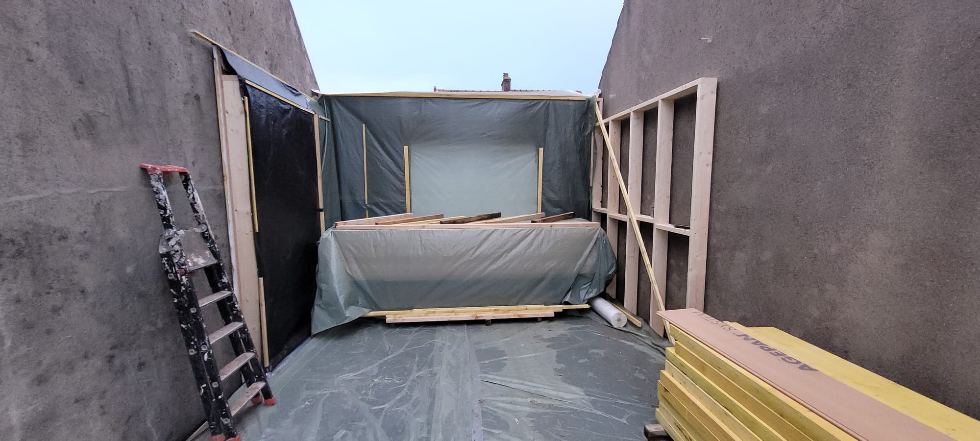 Extension en ossature bois