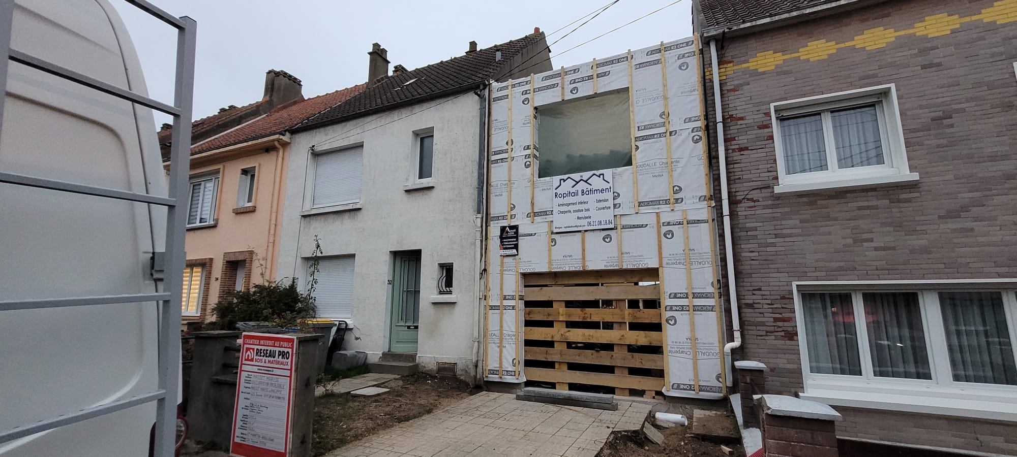 Extension en ossature bois