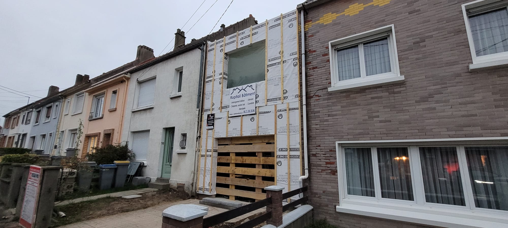 Extension en ossature bois