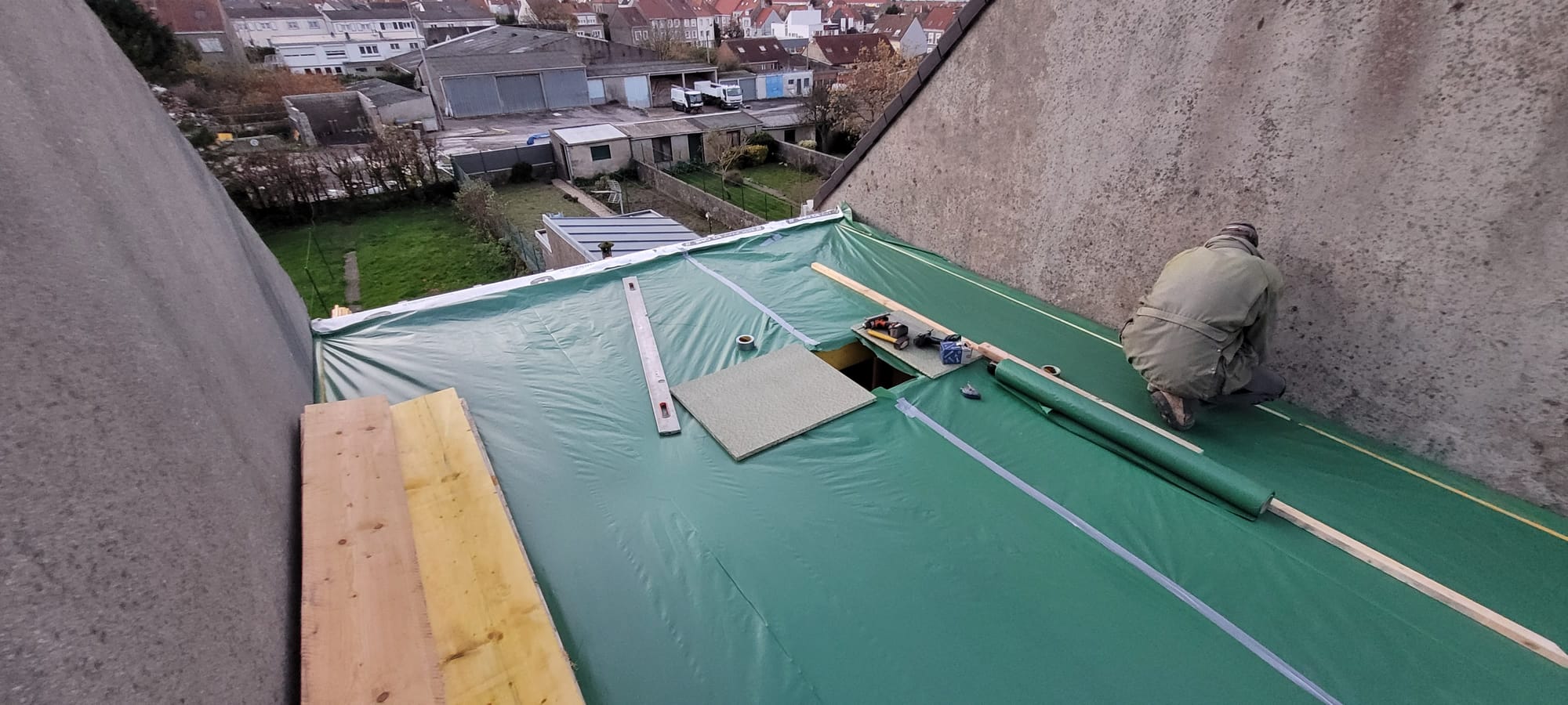 Extension en ossature bois