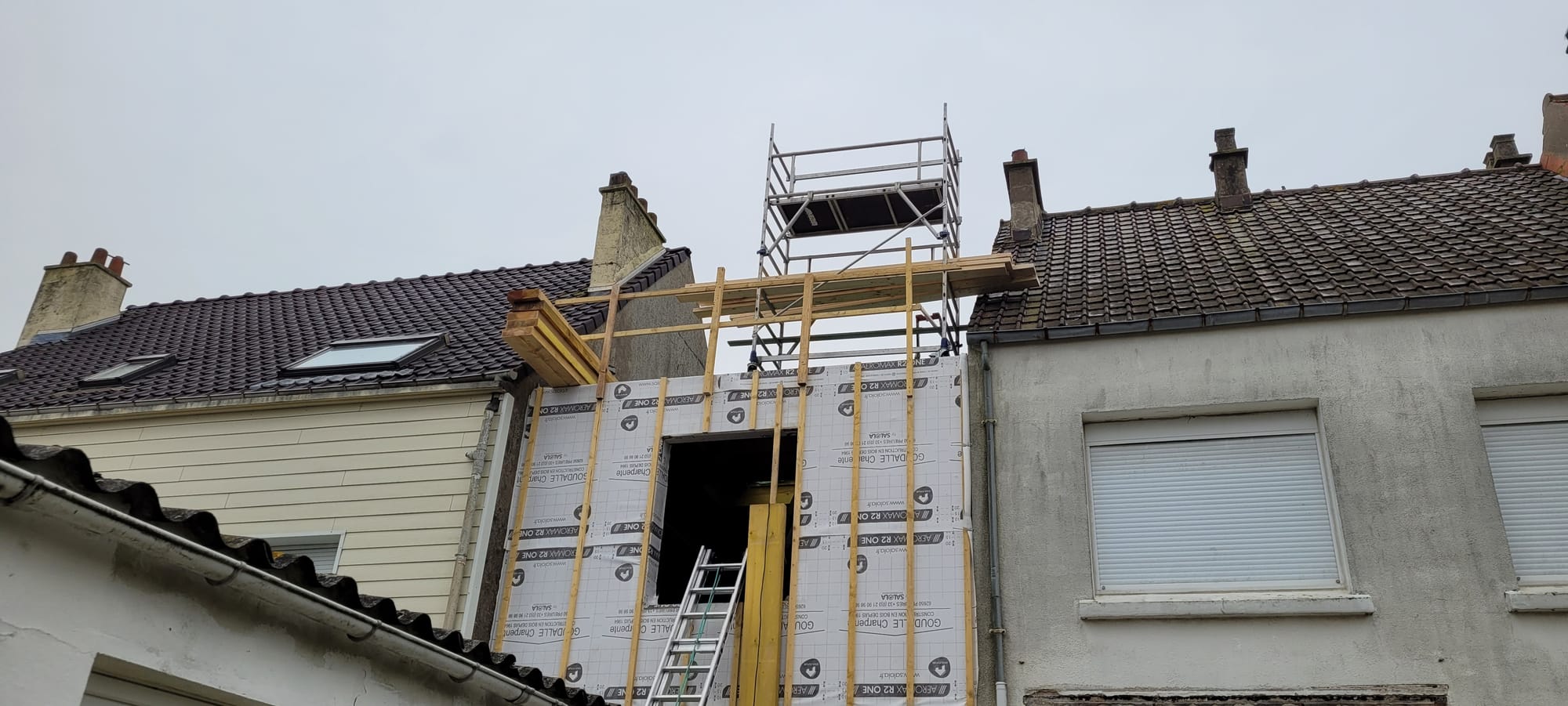 Extension en ossature bois