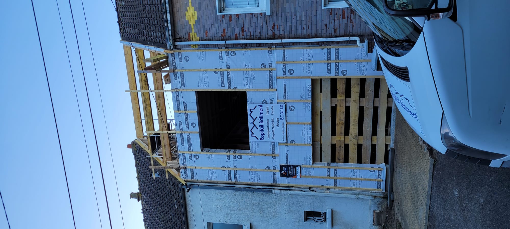 Extension en ossature bois