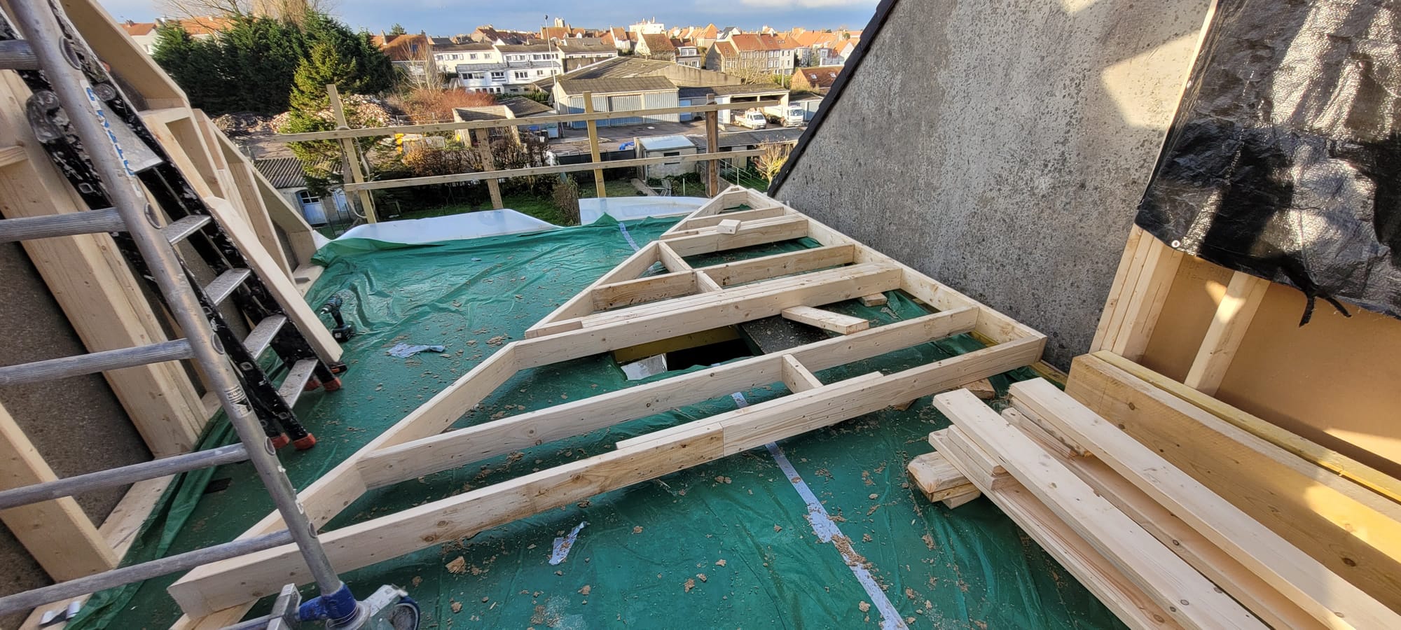 Extension en ossature bois