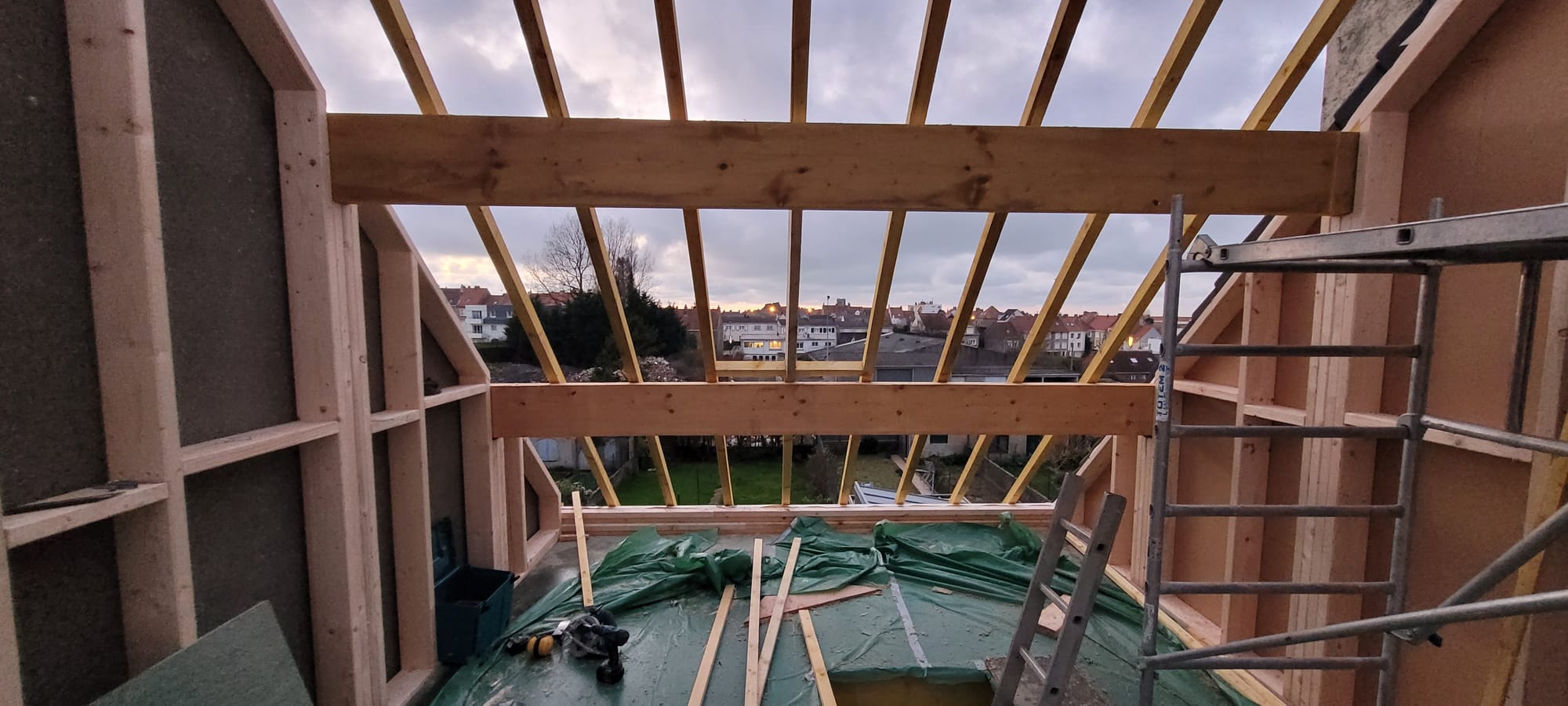 Extension en ossature bois