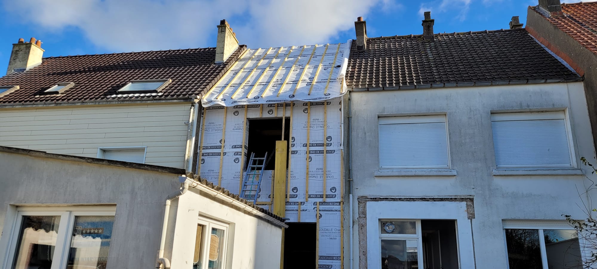 Extension en ossature bois