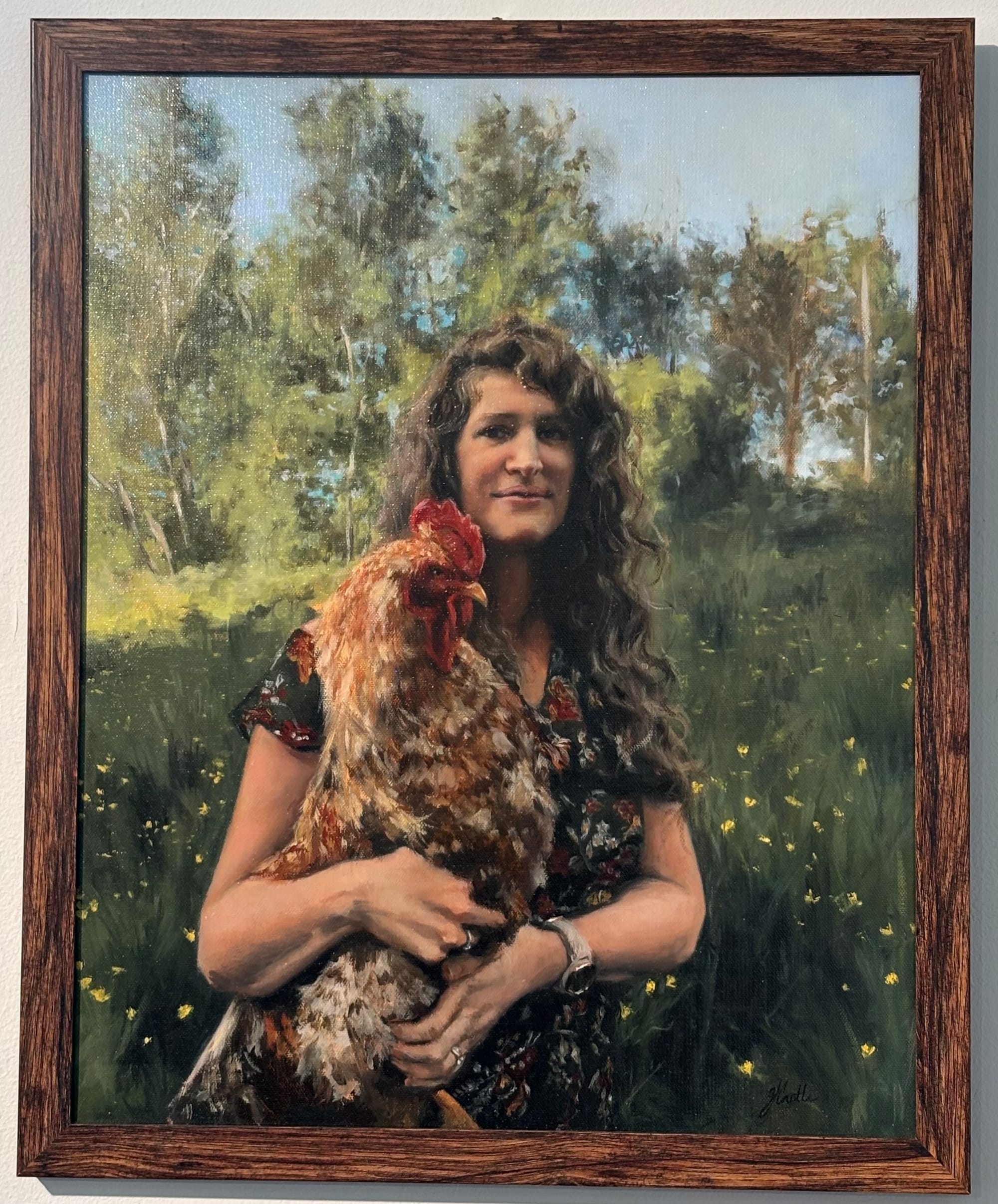 “Heidi and Captain”  Gabrielle Castle | Oil