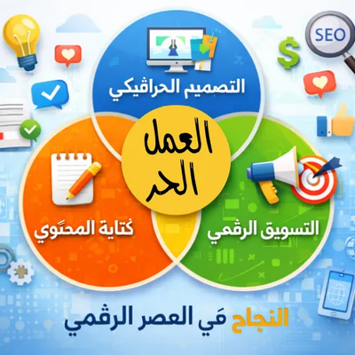العمل الحر في التصميم الجرافيكي وكتابة المحتوى والتسويق الرقمي ثلاثية النجاح في العصر الرقمي