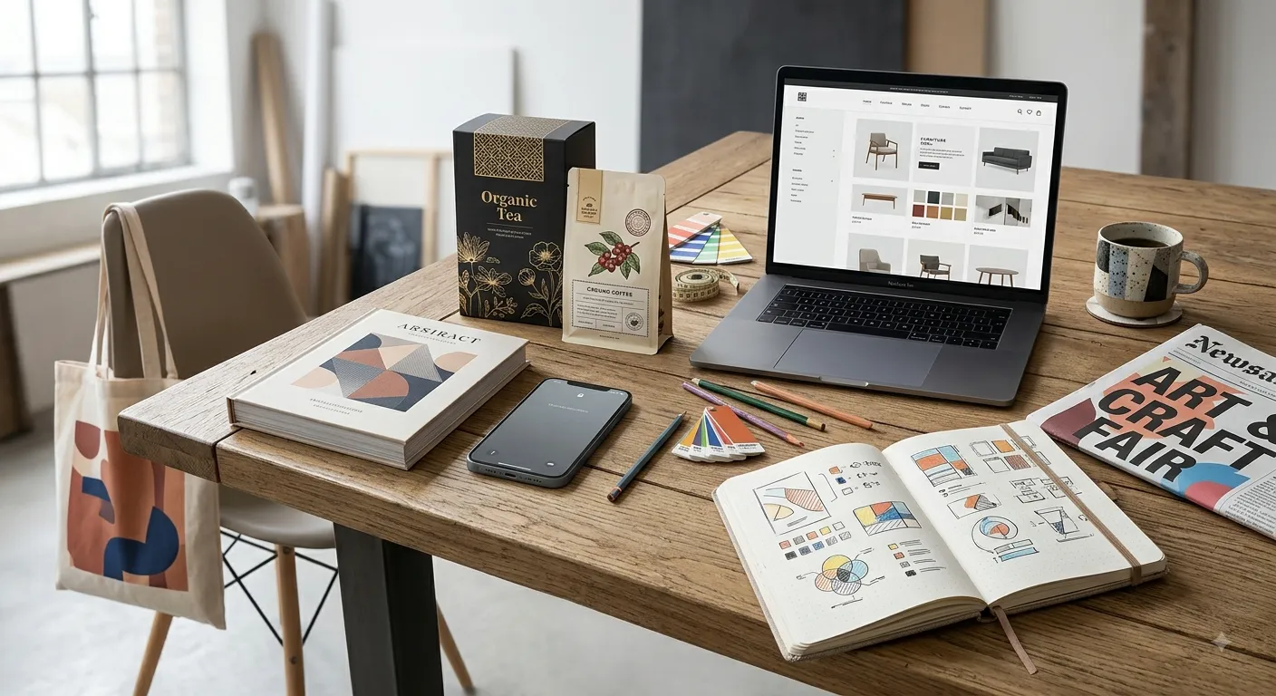 Everyday products and digital experiences showing the influence of design on daily life