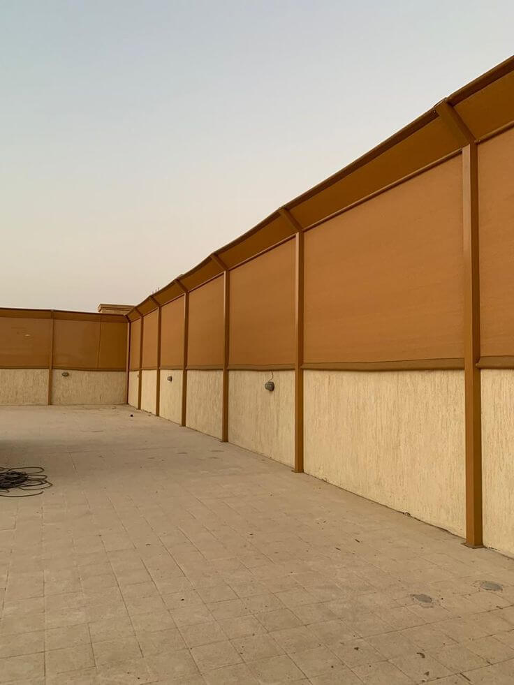 "ساتر بطل حديد حراري مقاوم للتقشر مناسب للمنازل في جدة"