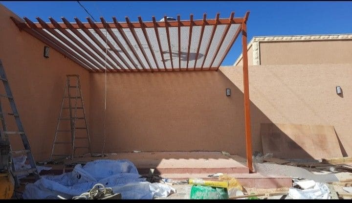 تركيب برجولات خشبية في جدة حي الرمال