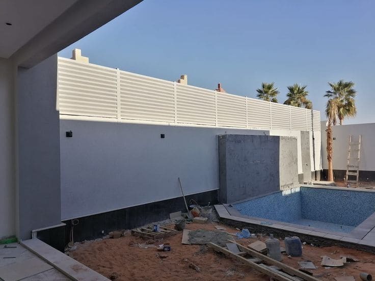 تم الانتهاء من تركيب سواتر حديد جده في حي النسيم