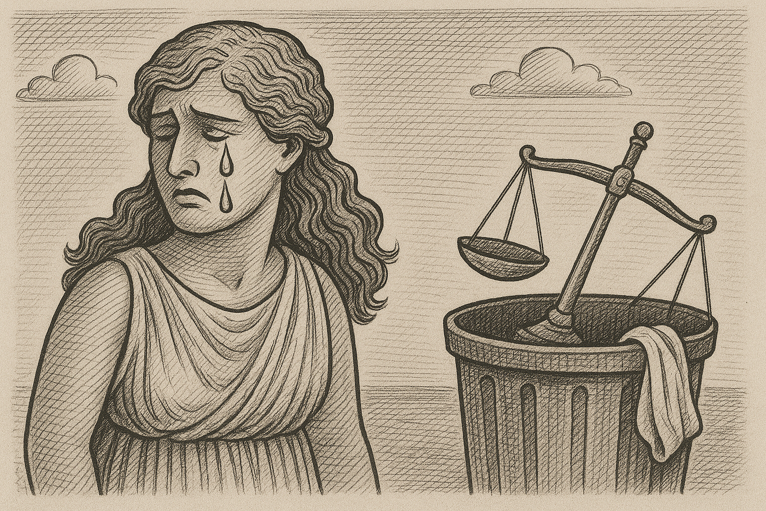 Justice lies sleeping