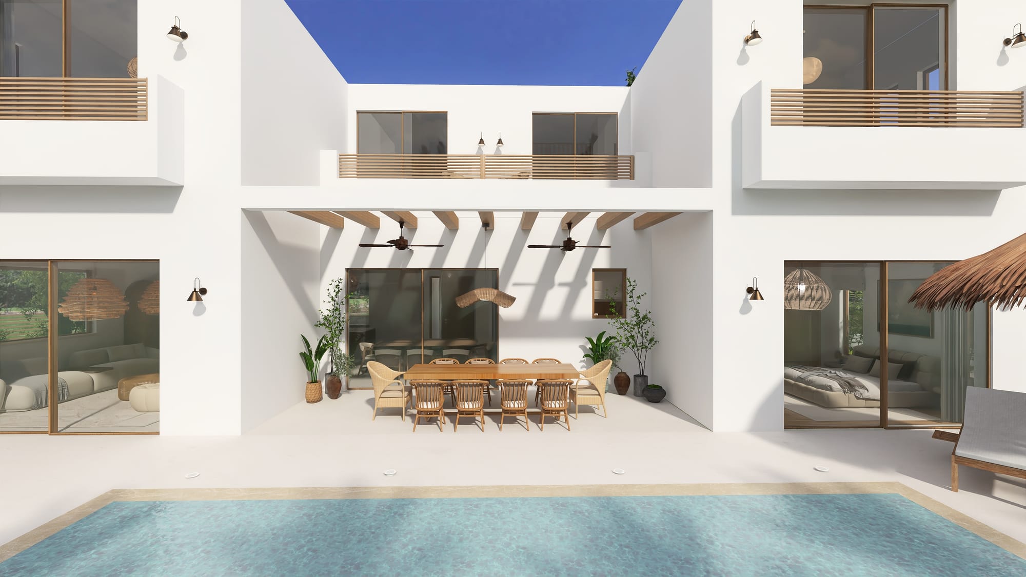 זוג הורים +4 מתבגרים