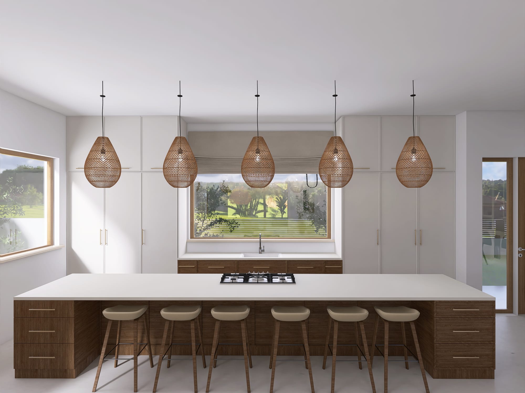 זוג הורים +4 מתבגרים