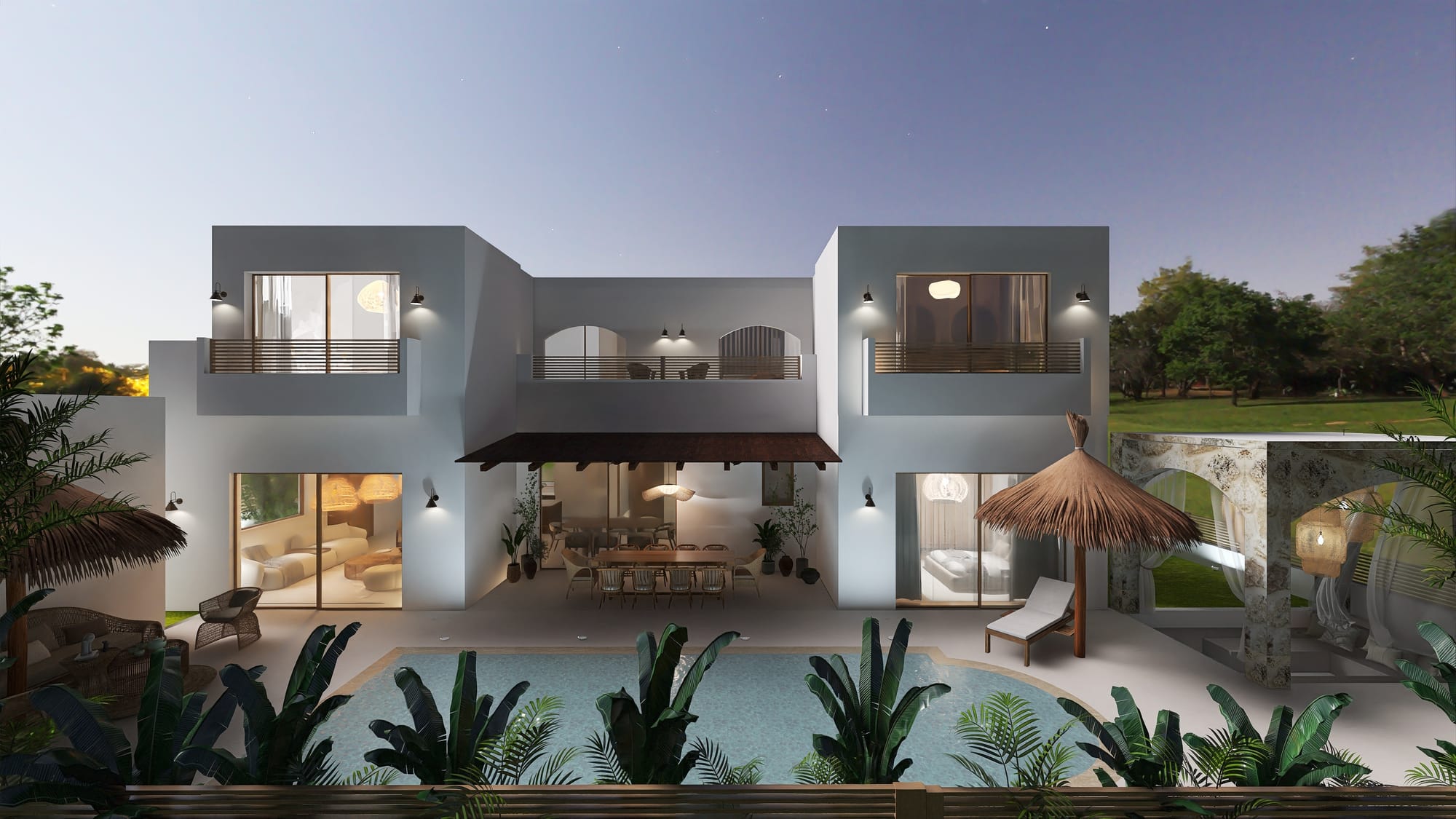 זוג הורים +4 מתבגרים