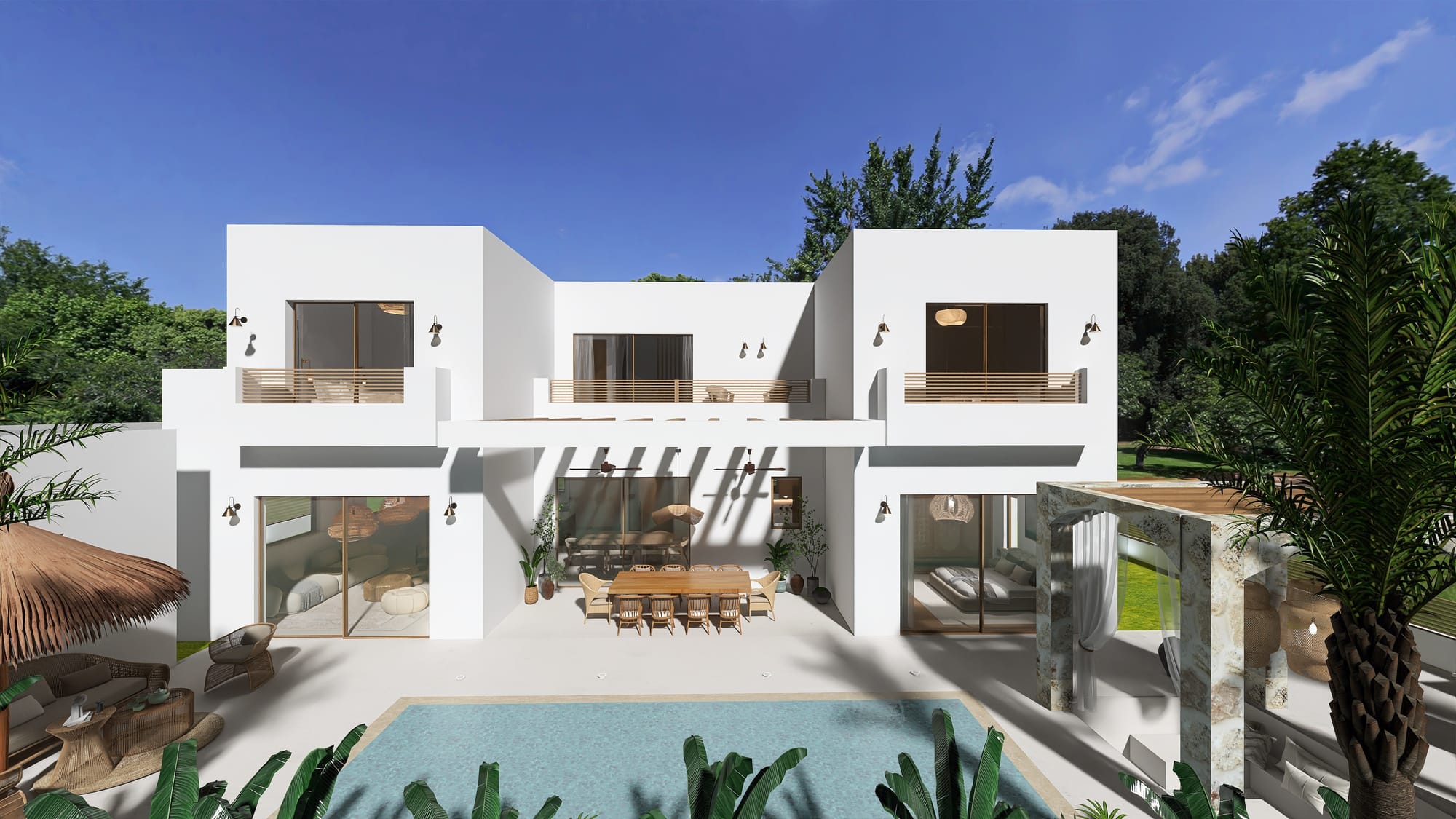 זוג הורים +4 מתבגרים