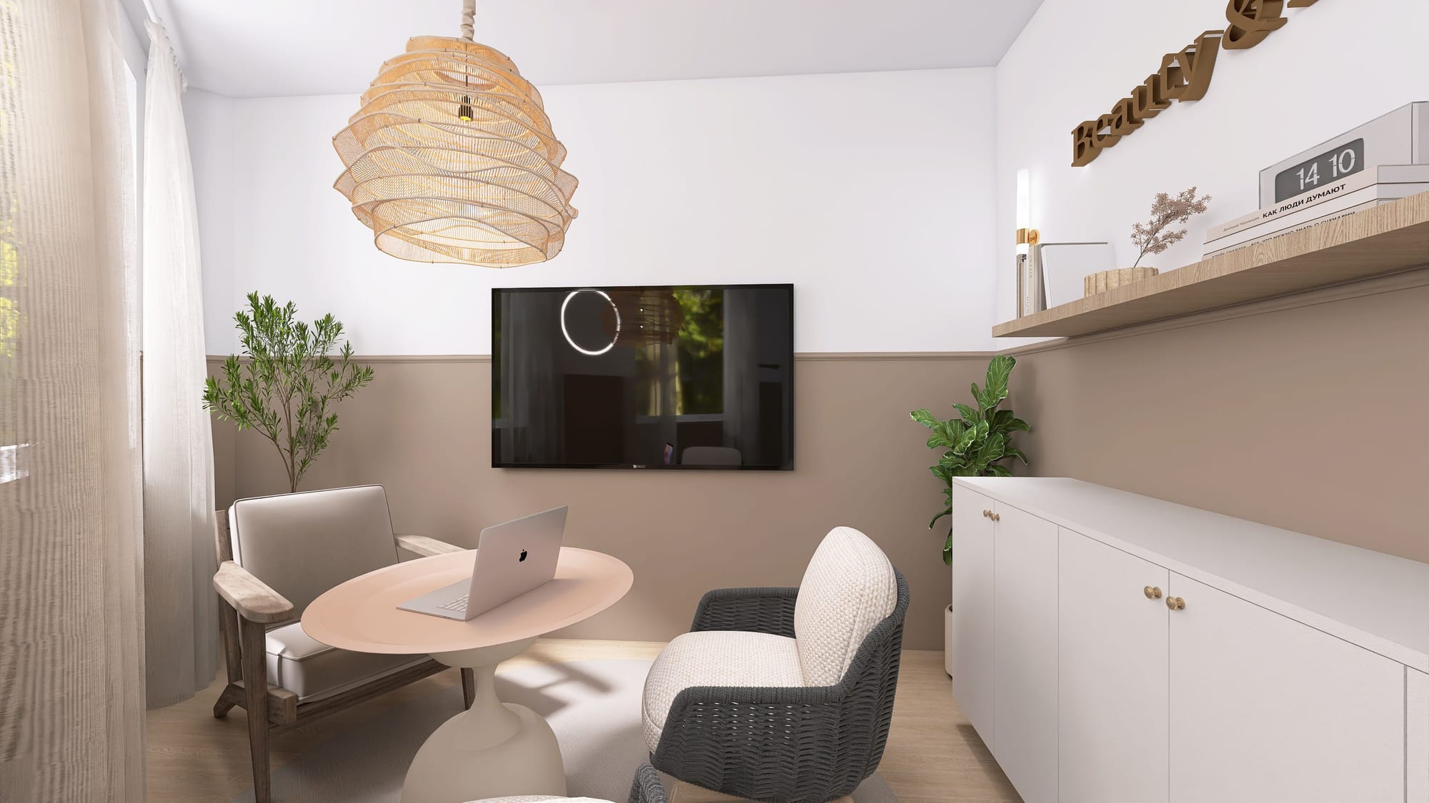 מיתוג, תכנון ועיצוב מחדש של מספרה, חדר קליניקה וחדר אימון מנטלי.