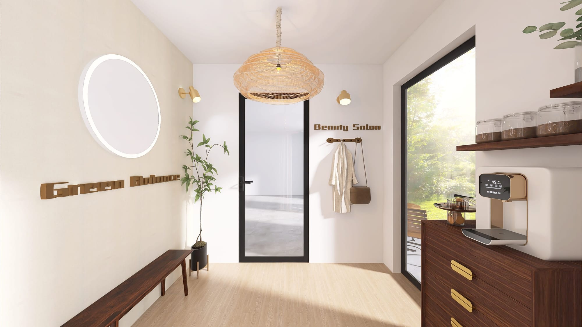 מיתוג, תכנון ועיצוב מחדש של מספרה, חדר קליניקה וחדר אימון מנטלי.