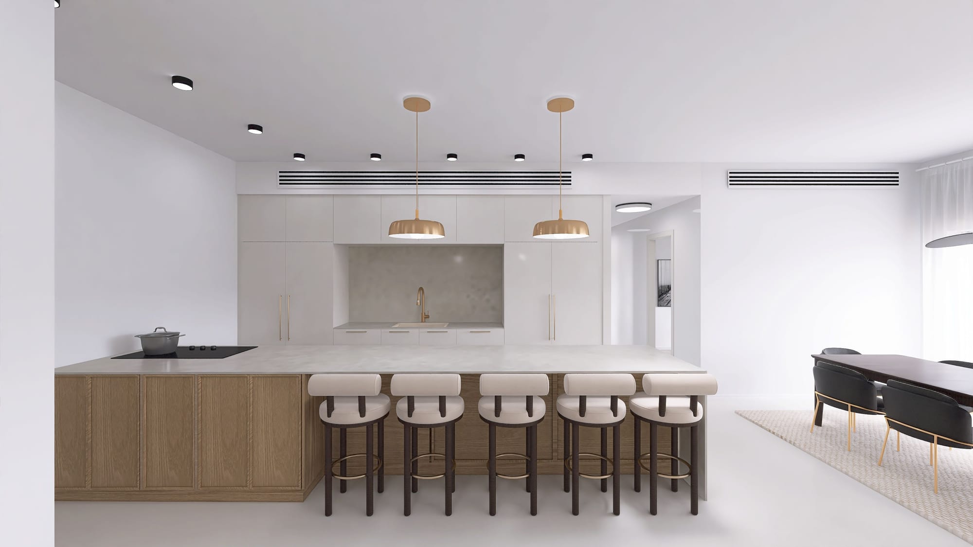  משפחה: אם + 4 מתבגרים