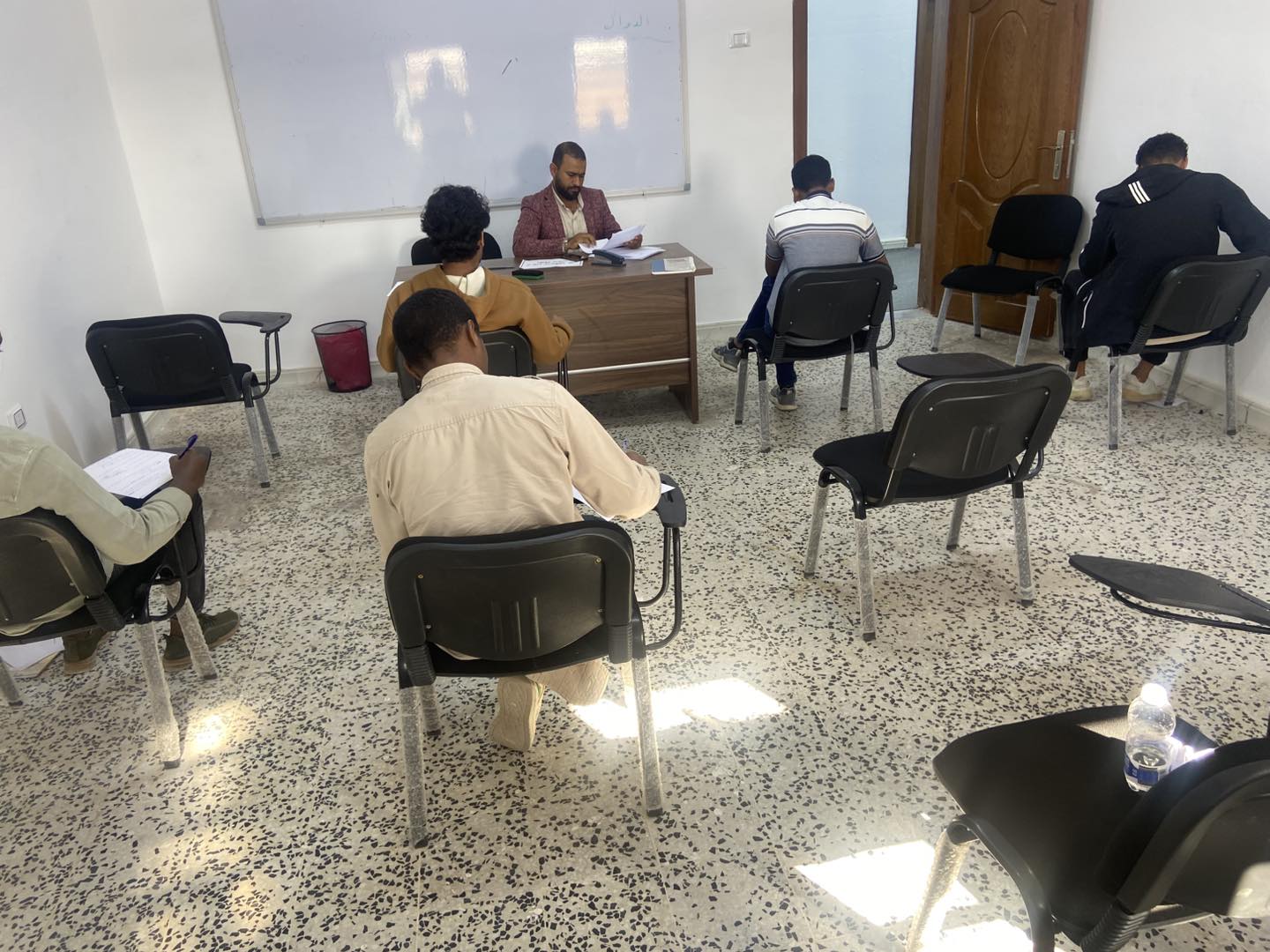 جانب من سير الامتحانات النصفية  لفصل الخريف  (2024-2025)