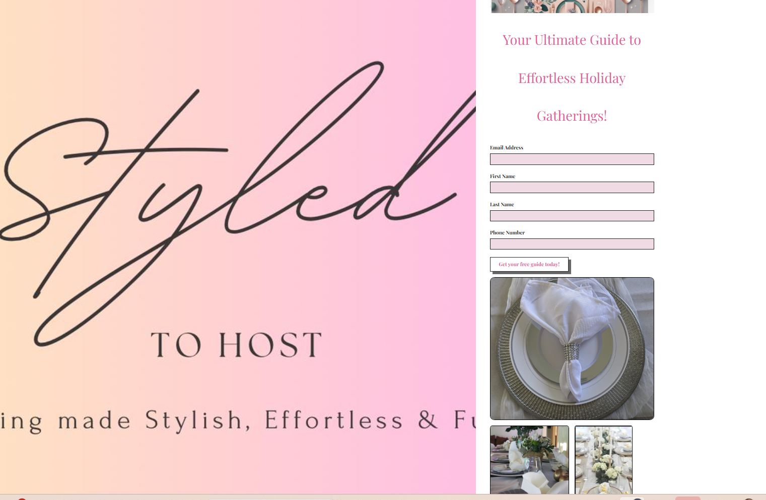 Styled to Host lead generation