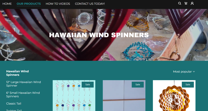 Hawaiian Wind Spinners-https://hawaiianwindspinners.com/