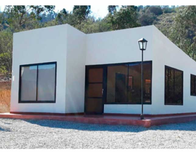 casas prefabricadas con 10 años de garantía, construidas de 40 a 60 dias habiles.