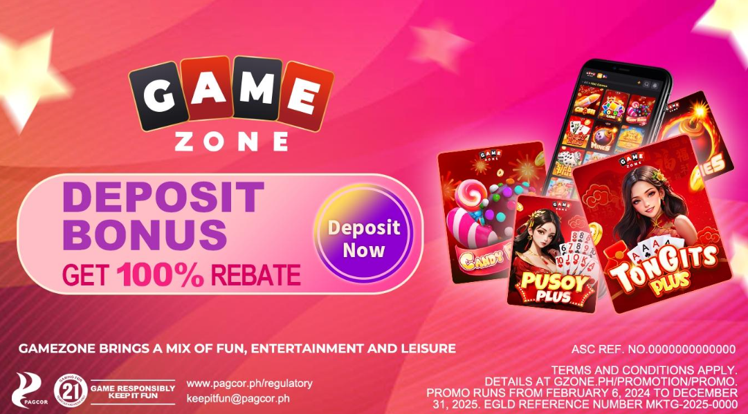 Gamezone Deposit bonus