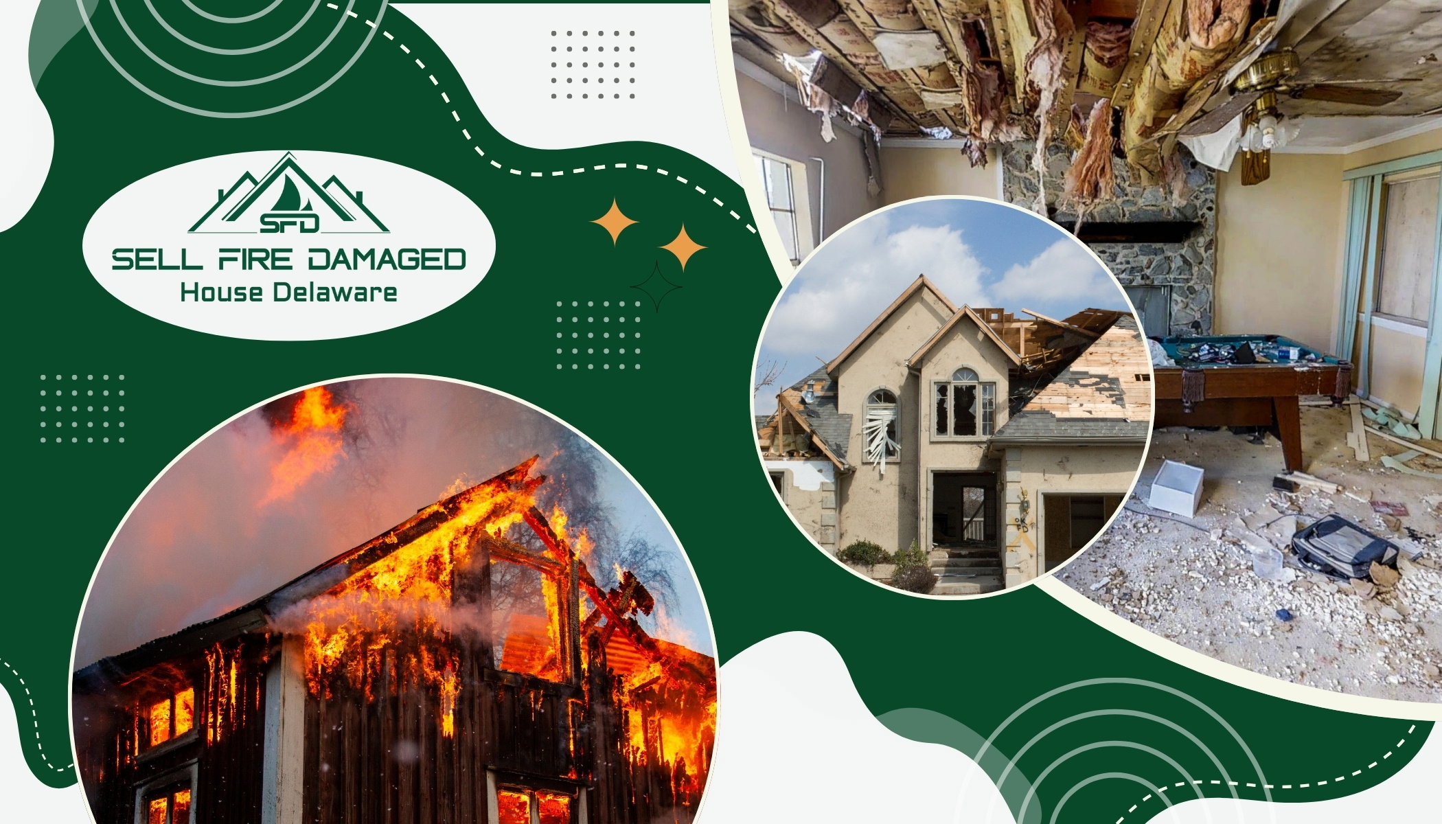 Sell Fire Damaged House Delaware