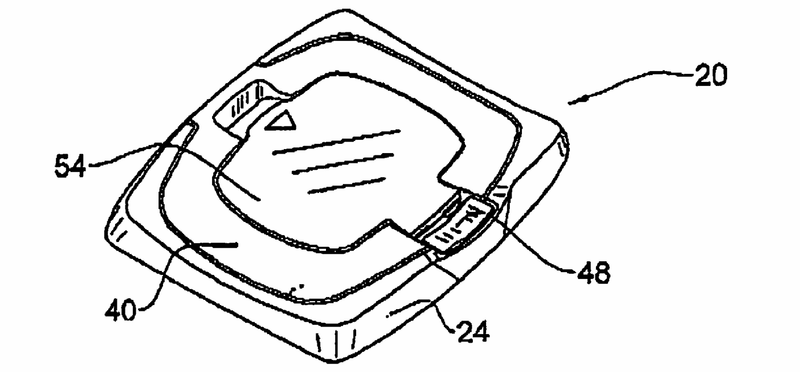 טכנולוגיה לייצור סגר ניצמד לאריזת מגבונים לחים עם תא למשחת החתלה