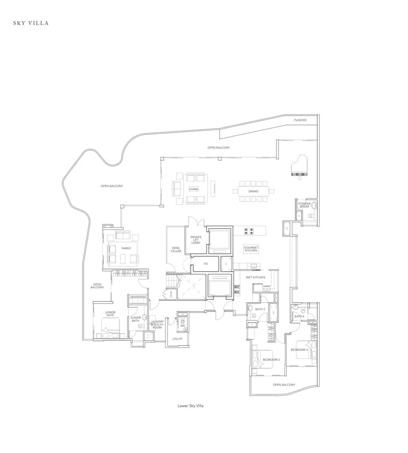 Sky Villa Duplex Penthouse at Turquoise 