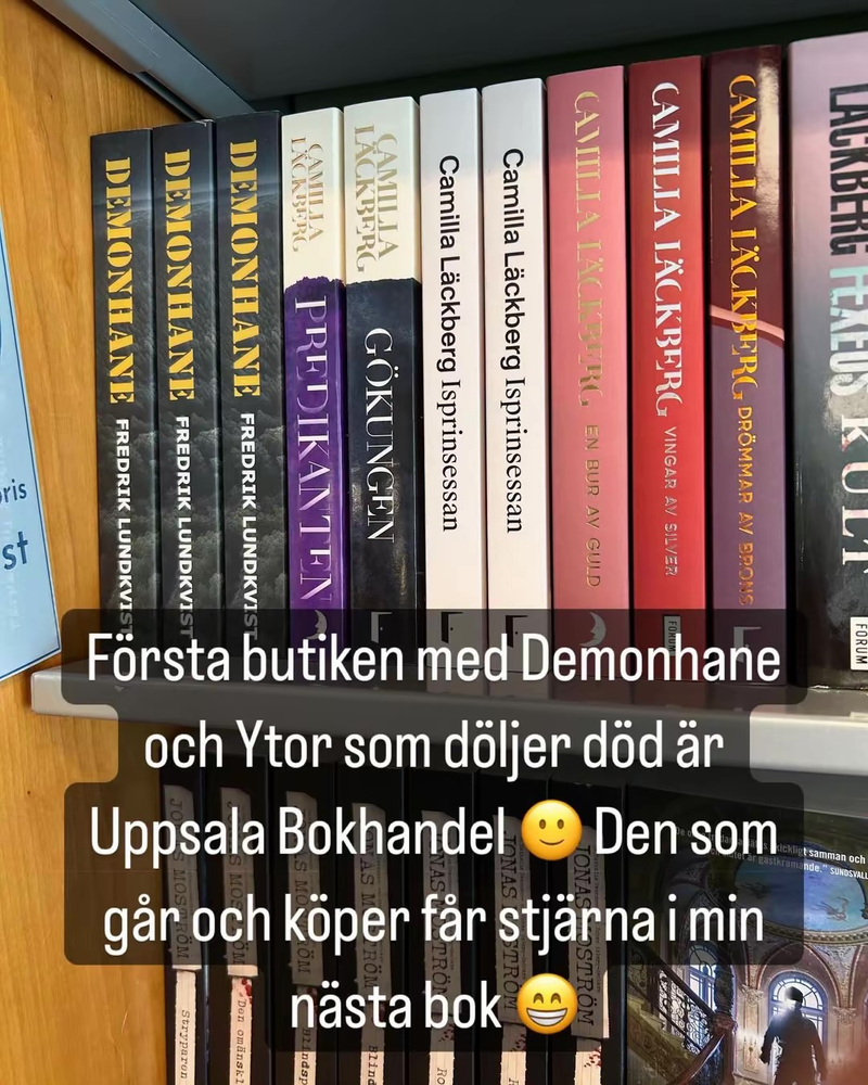 Första bokhandeln att ta in DH och YSDD