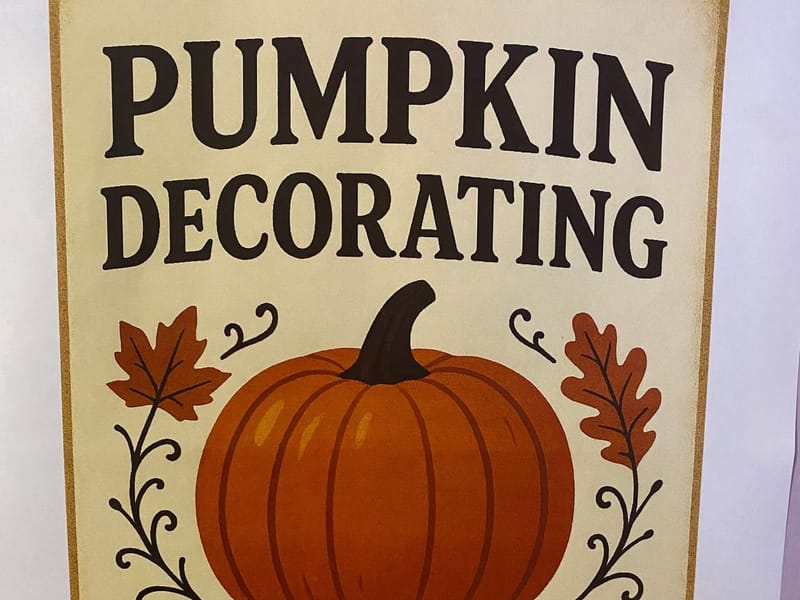 Pumpkin Decorating Contest