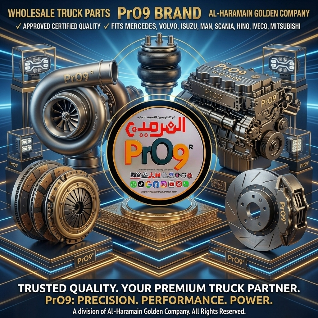 أهم 10 أخطاء تخرب الشاحنة بعد الصيانة, وكيف تتجنبها بقطع عالية الجودة من الهرمين الذهبية