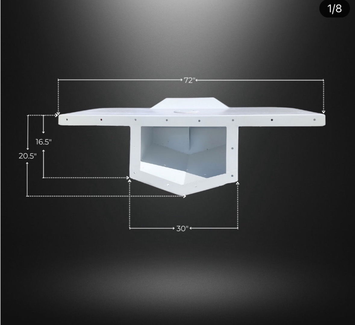 Outboard Motor Bracket with Swim Platform