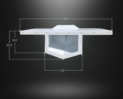 Engine bracket with platform