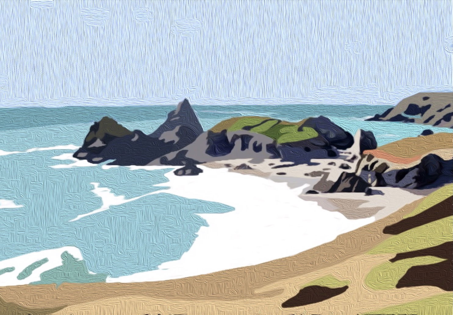 Kynance Cove, Cornwall'.