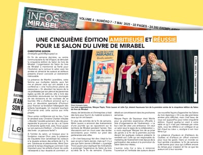 2025 : Une 5e édition ambitieuse et réussie pour le Salon du livre de Mirabel