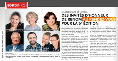 2026 : Des invités d'honneur de renom au rendez-vous pour la 6e édition