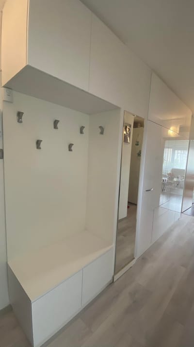 Előszoba szekrény készítés