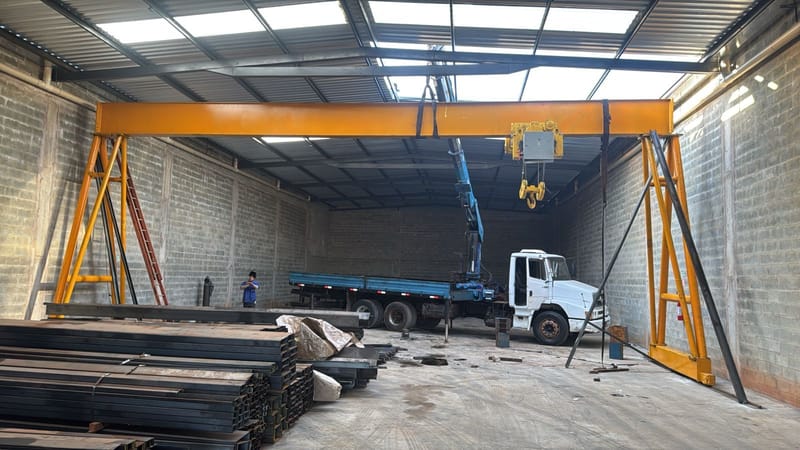 Instalação de Ponte e Pórtico 