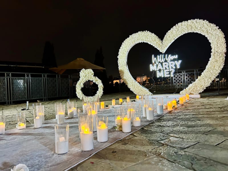 הצעת נישואין בשביל נרות