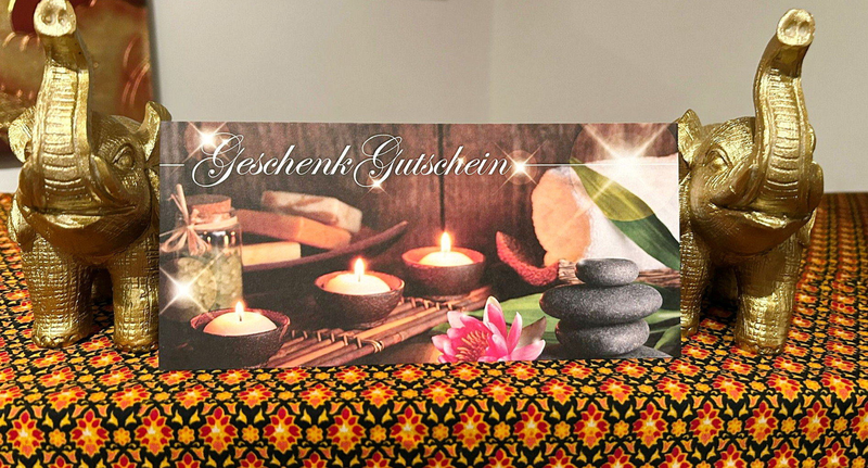 Geschenk-Gutscheine von Smile Thai-Massage in Oppenweiler nahe Backnang