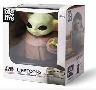 Vaso Star Wars Premium Grogu Baby Yoda Big Life Oficial $24.395 (15% OFF)