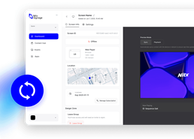 Central control & instant updates