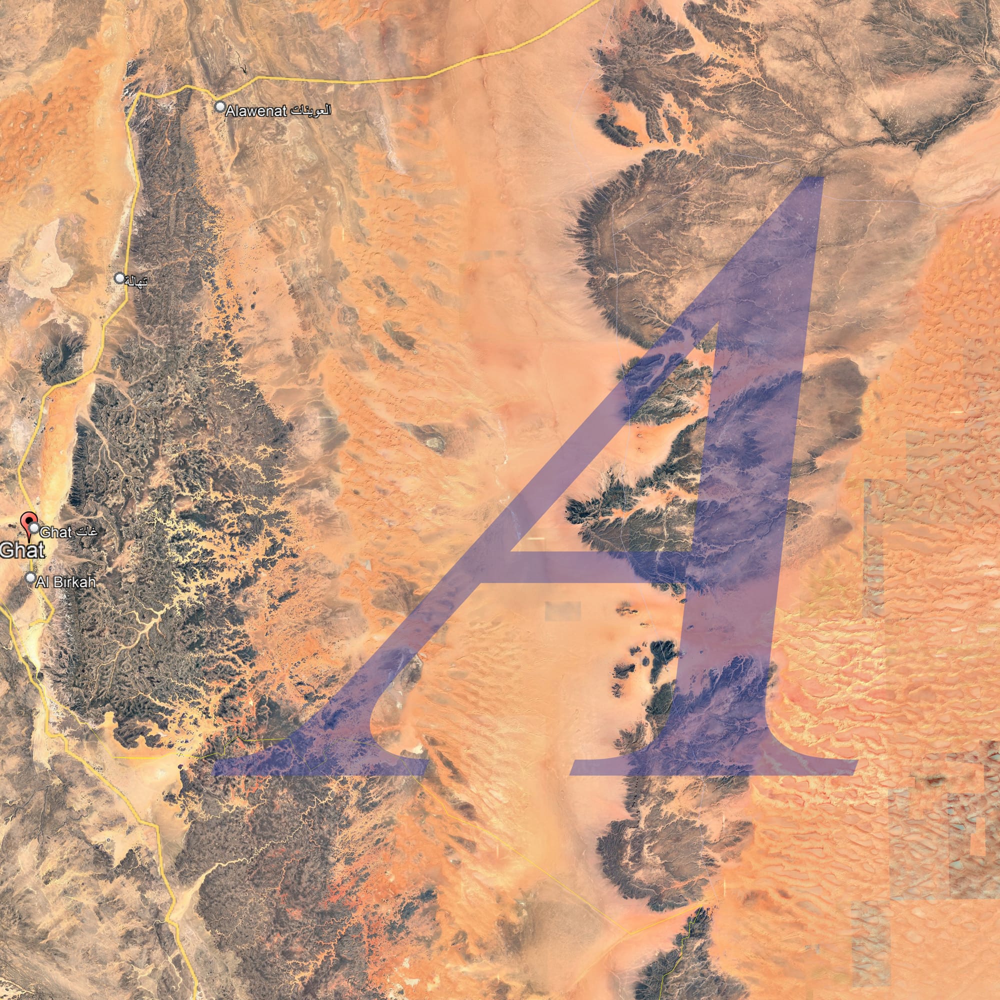 A in Sahara