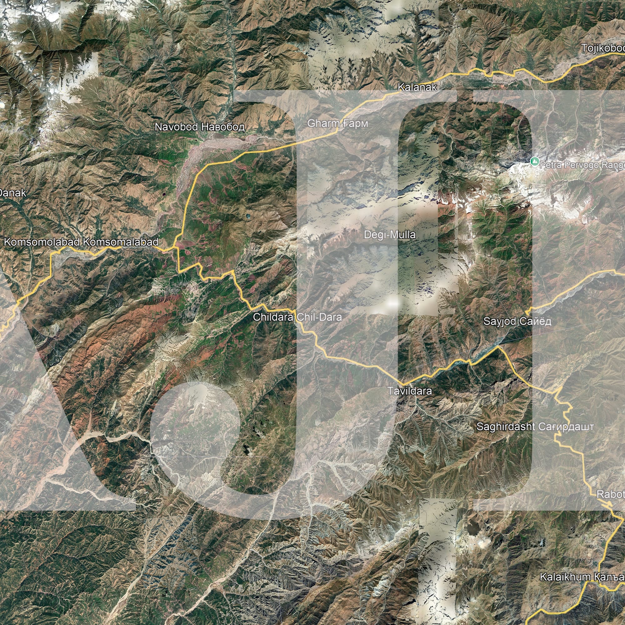 J in Tajikistan