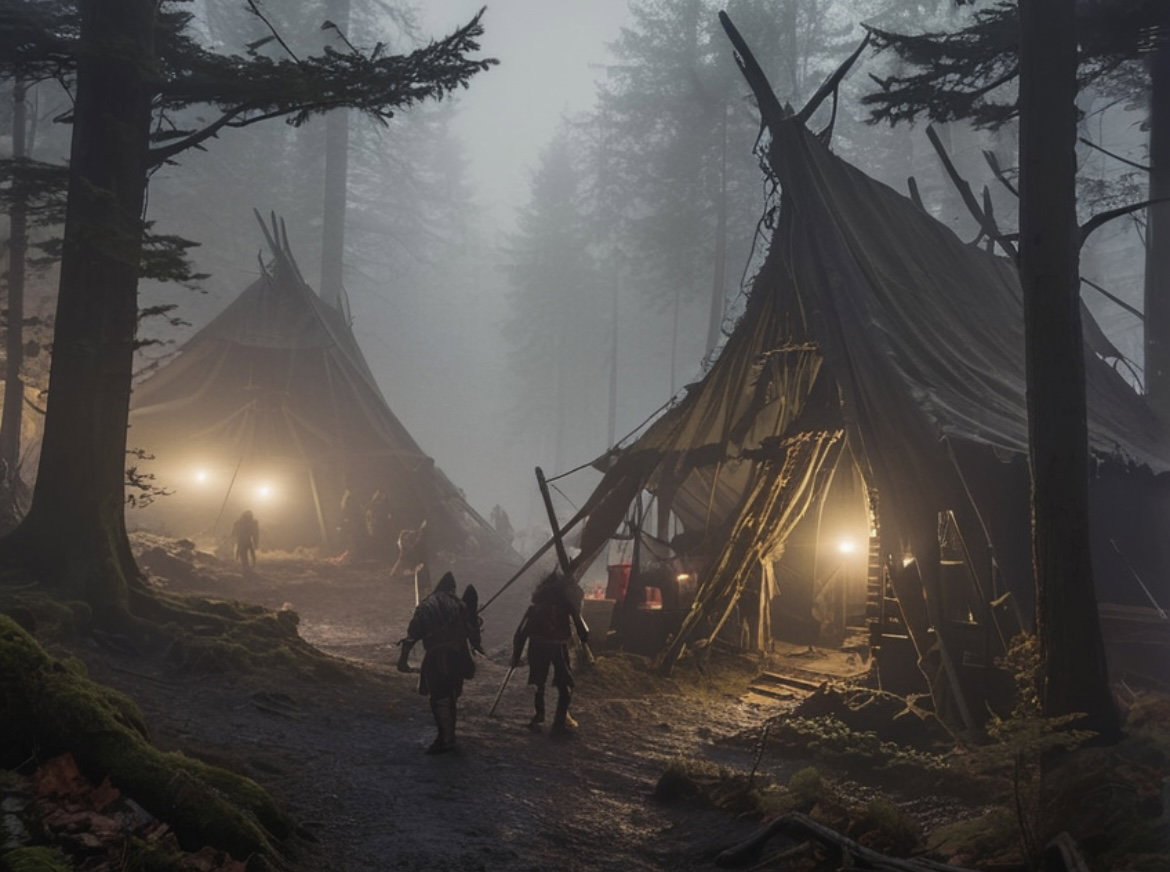 A goblin camp.
