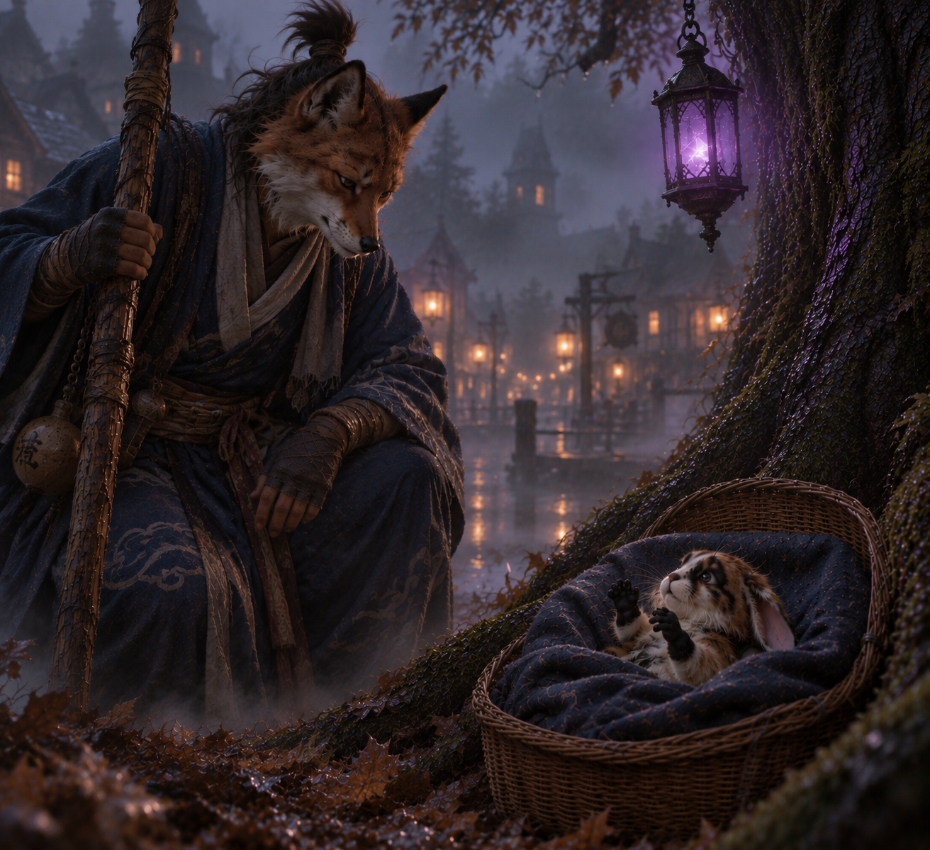 THE NIGHT OF THE VIOLET LANTERN