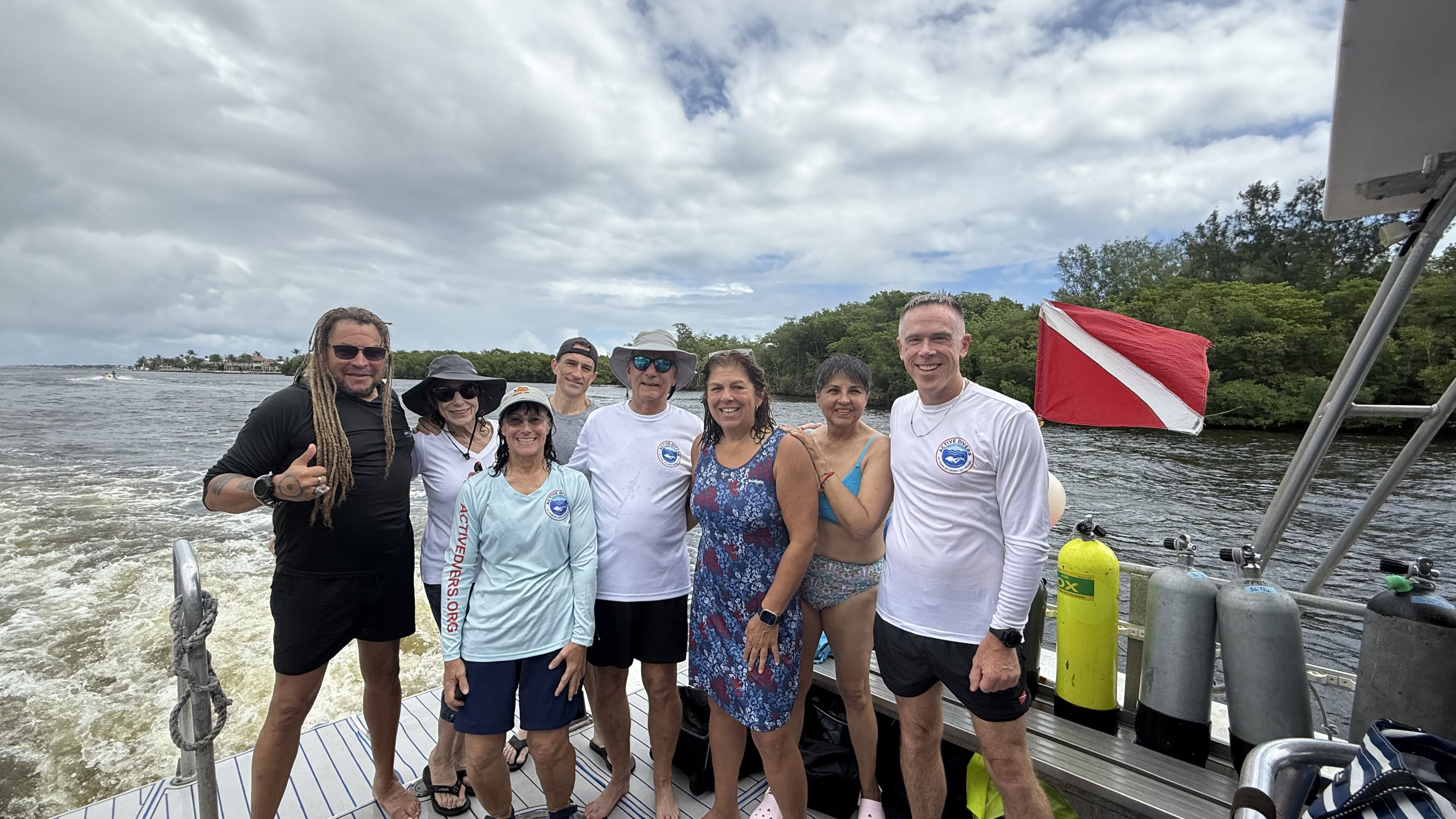 From left to right, Aaron Brooks, Creryl Craft, Sheila Schlafly, John Lutkehaus, Steve Potanovic, Hilda Balbi, Angelica Cookson and Ralph Doener